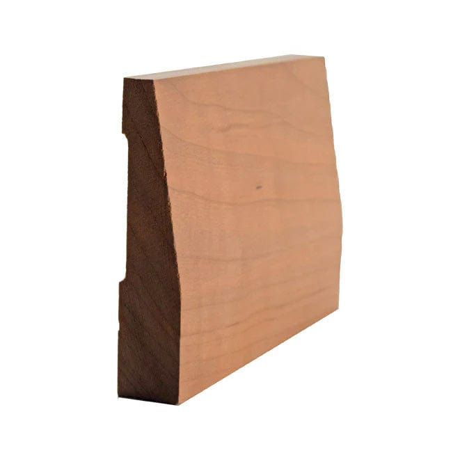 NewMouldings Baseboard Cherry / 94 inches EWBB32 Beveled 3-1/2 inch Baseboard Moulding EWBB32 Beveled 3-1/2 inch Baseboard Moulding