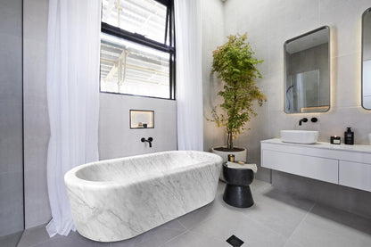 Villohome | Online Flooring Shop Bathtubs Marble / (W)32" (L)70" (H)20" / Polished Imperial White Marble Bathtub Hand-carved from Solid Marble Block (W)32" (L)70" (H)20" Imperial White Marble Bathtub Hand-carved from Solid Marble Block (W)32" (L)70" (H)20"