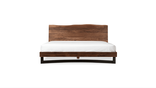 Moe's Home Collection Bed BENT KING BED SMOKED BENT KING BED SMOKED