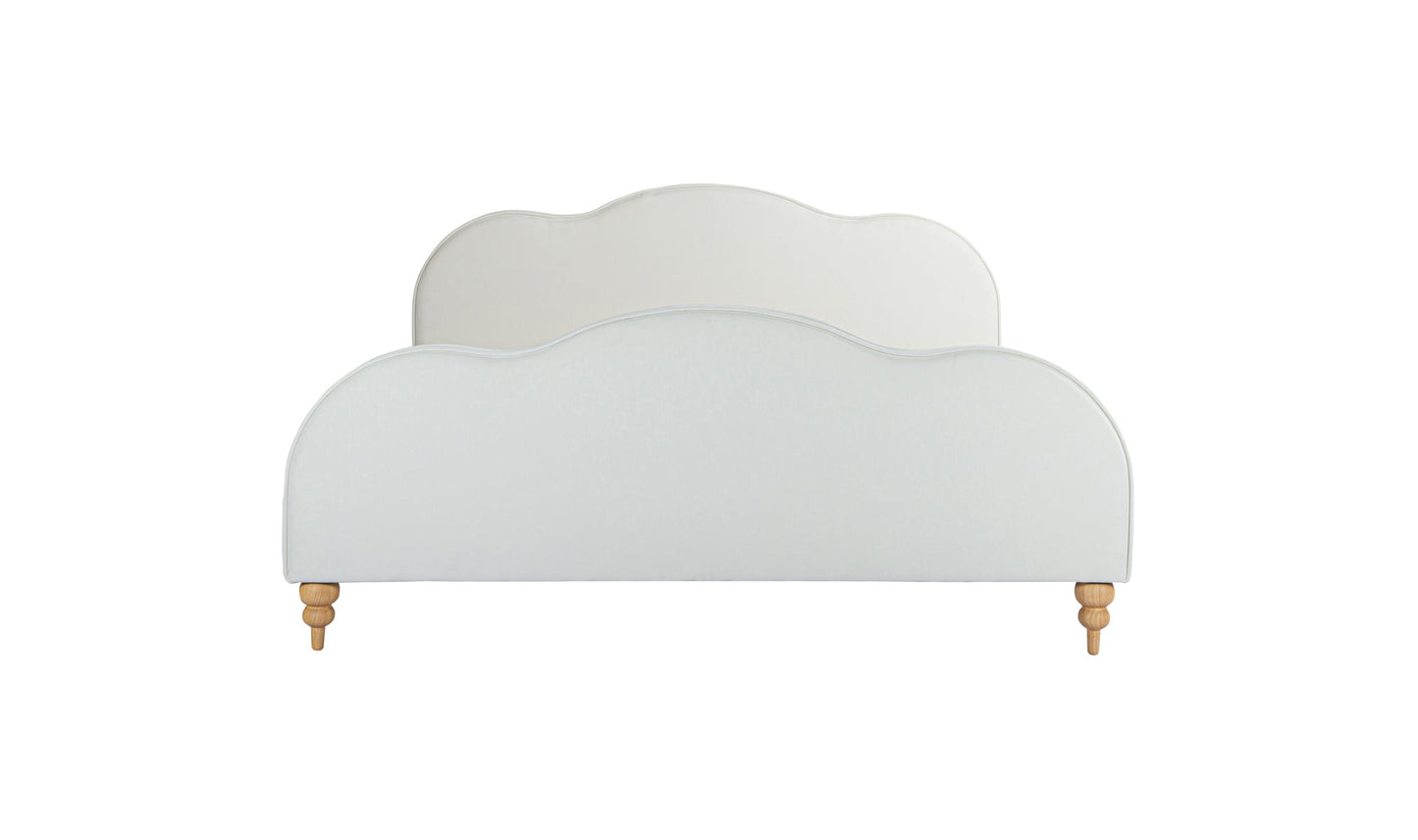 Moe's Home Collection Bed Jacqueline King Bed Cream Jacqueline King Bed Cream