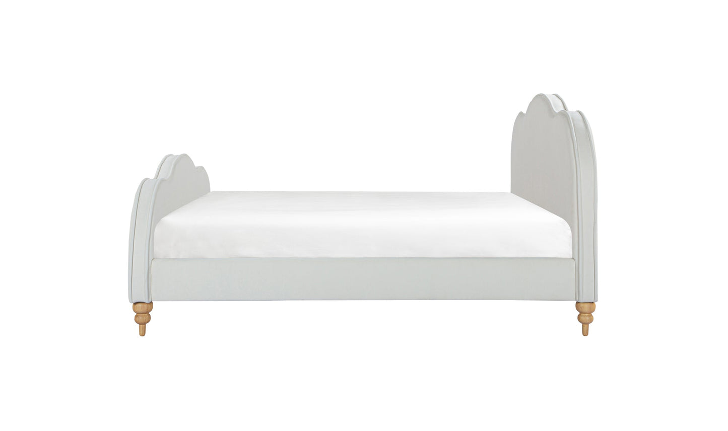 Moe's Home Collection Bed Jacqueline King Bed Cream Jacqueline King Bed Cream