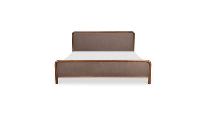 Moe's Home Collection Bed Rye King Bed Warm Brown Rye King Bed Warm Brown