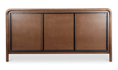 Moe's Home Collection Bed Rye King Bed Warm Brown Rye King Bed Warm Brown