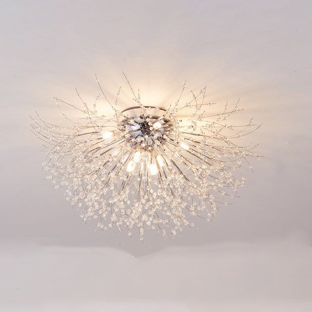 Residence Supply Silver - 8 Heads - 27.5" x 14.9" / 70cm x 38cm / Cool White - With No Remote Bellatrix Ceiling Light