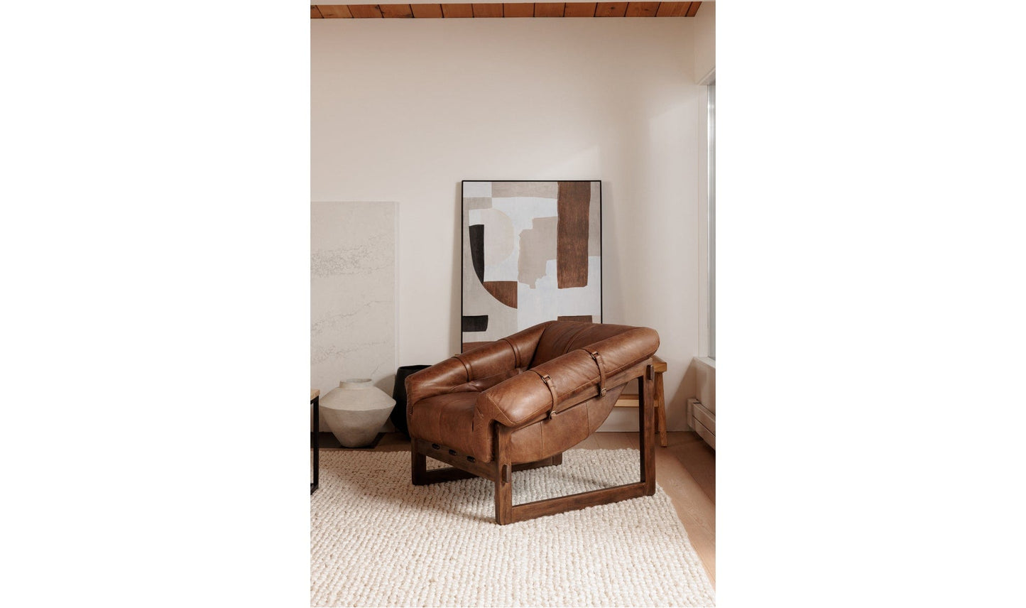 The Carpentry Shop Co. BELLOS ACCENT CHAIR OPEN ROAD BROWN LEATHER BELLOS ACCENT CHAIR OPEN ROAD BROWN LEATHER