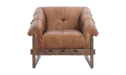 The Carpentry Shop Co. BELLOS ACCENT CHAIR OPEN ROAD BROWN LEATHER BELLOS ACCENT CHAIR OPEN ROAD BROWN LEATHER
