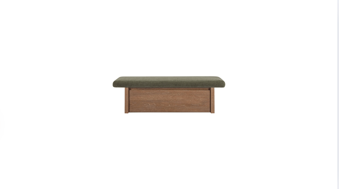 Moe's Home Collection Bench Green Gemma Storage Bench Gemma Storage Bench