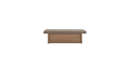 Moe's Home Collection Bench Taupe Gemma Storage Bench Gemma Storage Bench