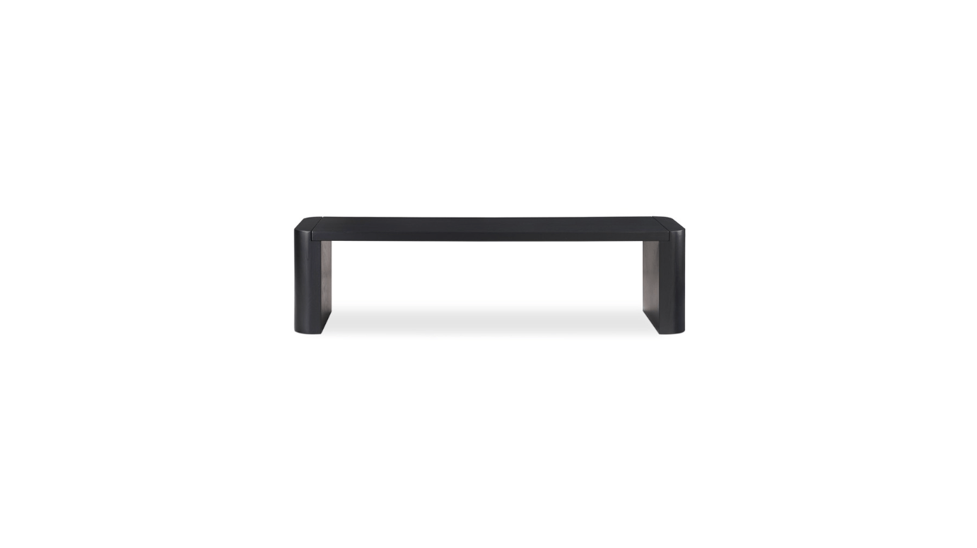 Moe's Home Collection Bench Black / Small POST DINING BENCH LARGE BLACK POST DINING BENCH LARGE BLACK