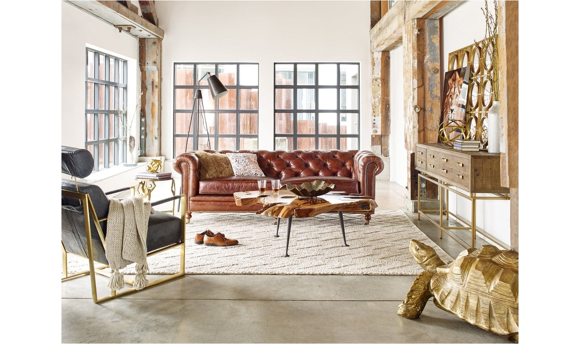 The Carpentry Shop Co. Birmingham Sofa Dark Brown Leather Birmingham Sofa Dark Brown Leather