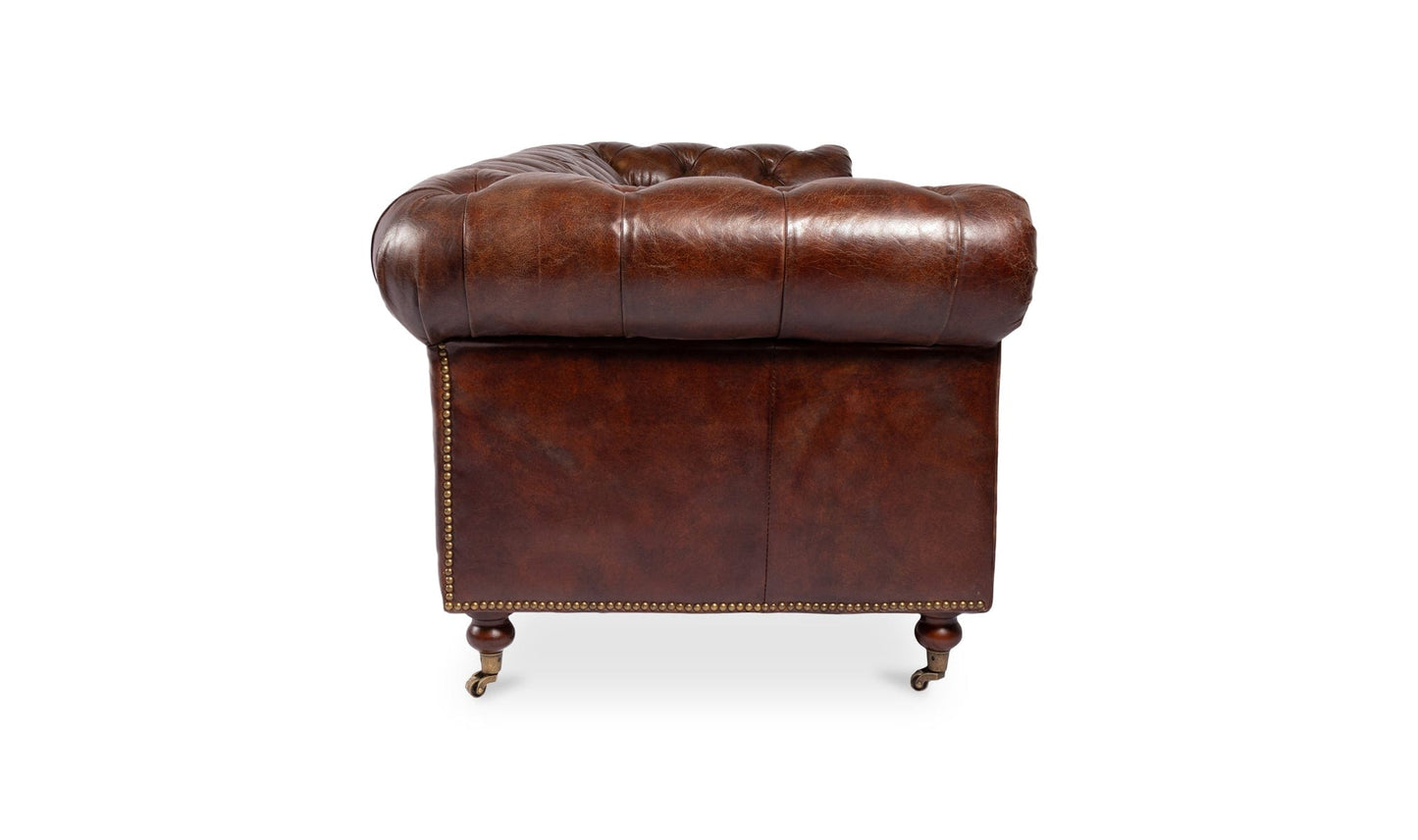 The Carpentry Shop Co. Birmingham Sofa Dark Brown Leather Birmingham Sofa Dark Brown Leather