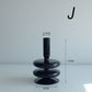 Kanyon Shop J Black Sculptural Glass Vase