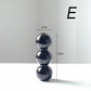 Kanyon Shop E Black Sculptural Glass Vase
