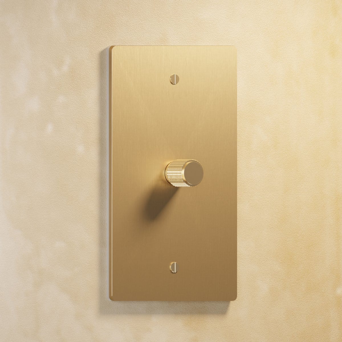 Residence Supply Brass Rotary Dimmer Switch (1-Gang)