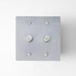 Residence Supply Stainless Steel Brass Rotary Dimmer Switch (2-Gang)
