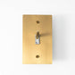 Residence Supply Brass Brass Toggle Switch (1-Gang)