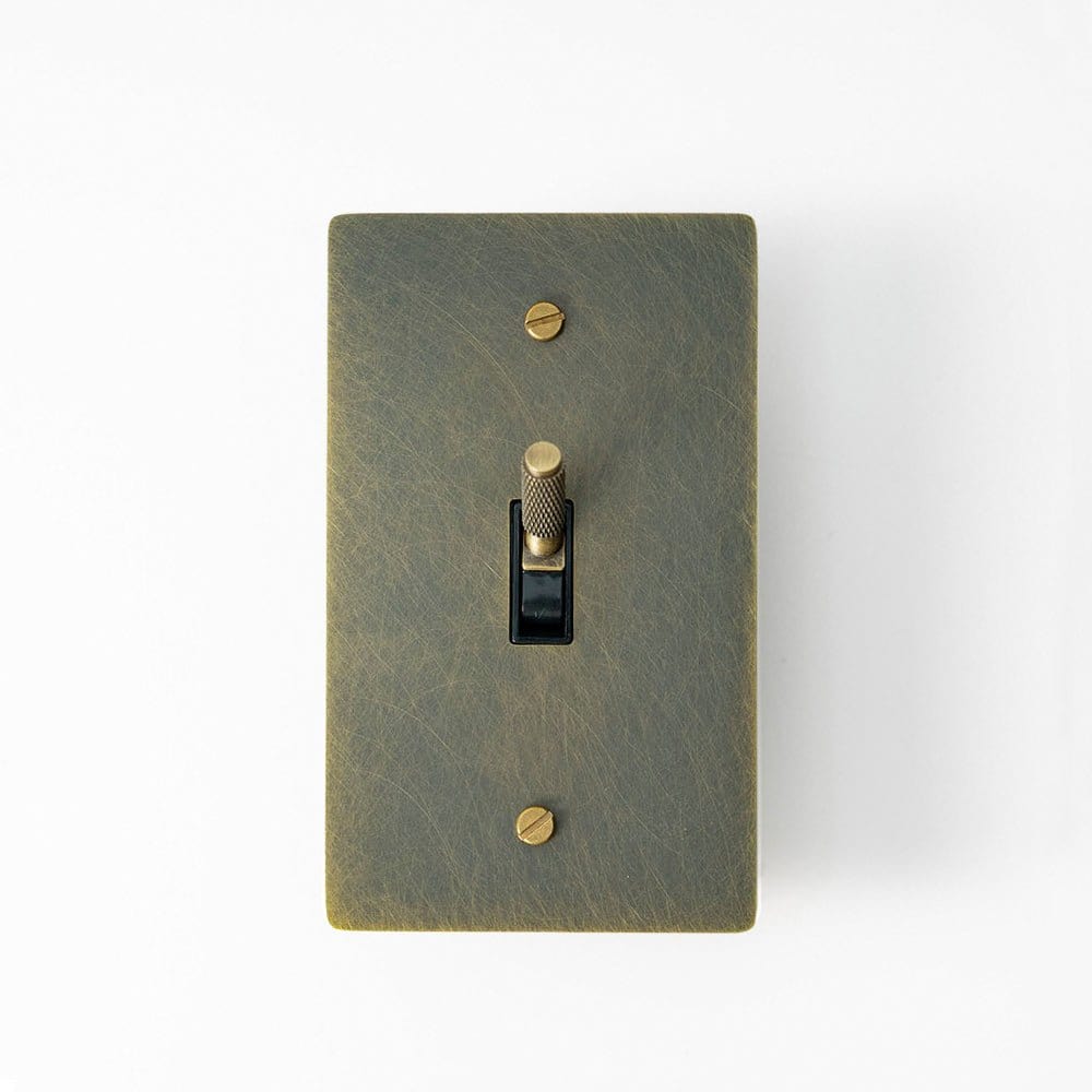 Residence Supply Bronze with Patina Brass Toggle Switch (1-Gang)