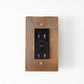 Residence Supply Vintage Brass with Patina / 15A GFCI Socket Brass US Outlet (1-Gang)
