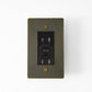 Residence Supply Bronze with Patina / 15A GFCI Socket Brass US Outlet (1-Gang)