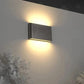 Residence Supply B - Waterproof - White - 4.4" x .1.1" x 3.5" / 11.4cm x 2.4cm x 9cm - 6W / Warm White (3200K) Briar Outdoor Wall Lamp