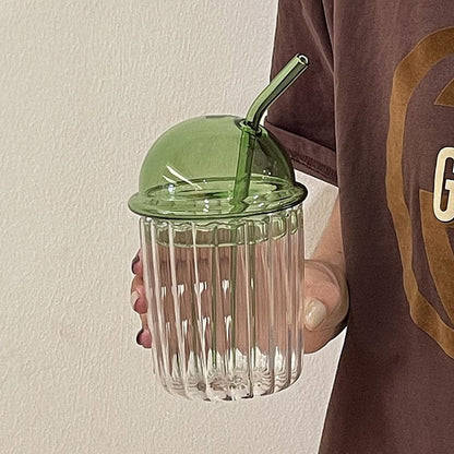Kanyon Shop Green Bubble Glass Cup
