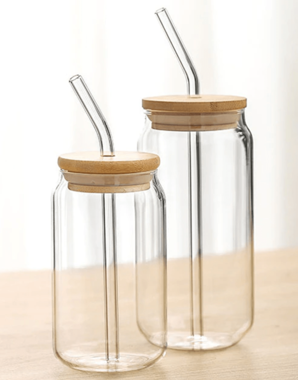 Kanyon Shop Bubble Glass Cup With Lid and Straw