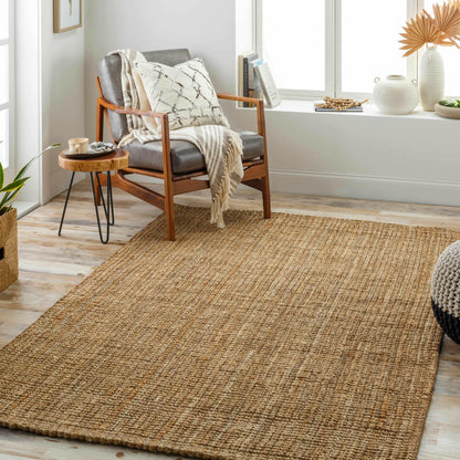 Ambel Beige Jute Rug.