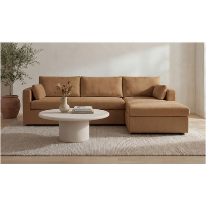 Burrow Sleeper Sectional With Storage Chaise Ginger Right