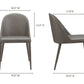 Moe's BURTON DINING CHAIR- SET OF TWO