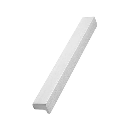 Satin Steel "Elan" Knob and Drawer Pulls.