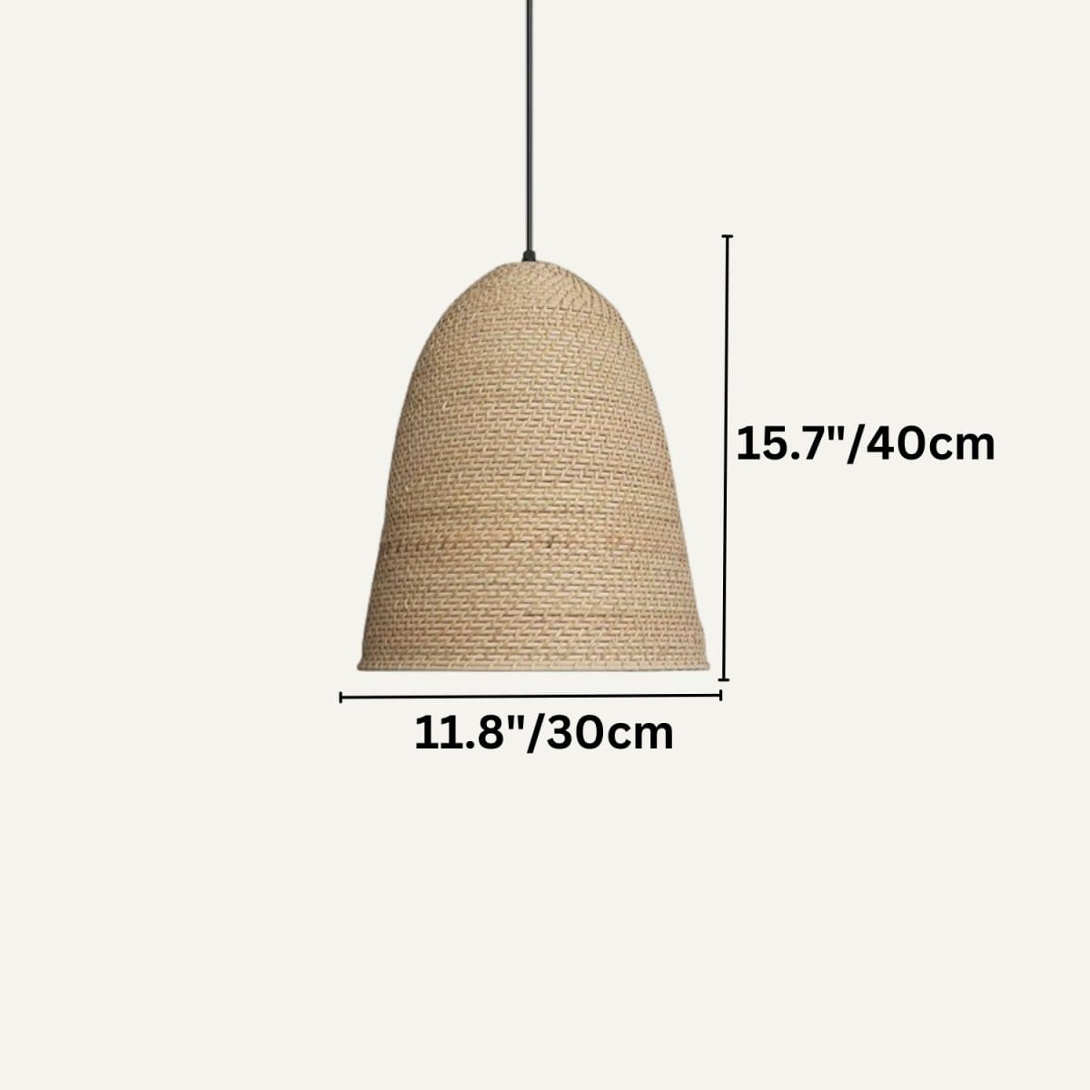 Residence Supply 15.7" x 11.8" / 40 x 30cm Cairu Pendant Light