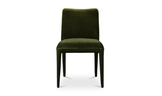 Moe's CALLA DINING GREEN VELVET CHAIR - SET OF TWO
