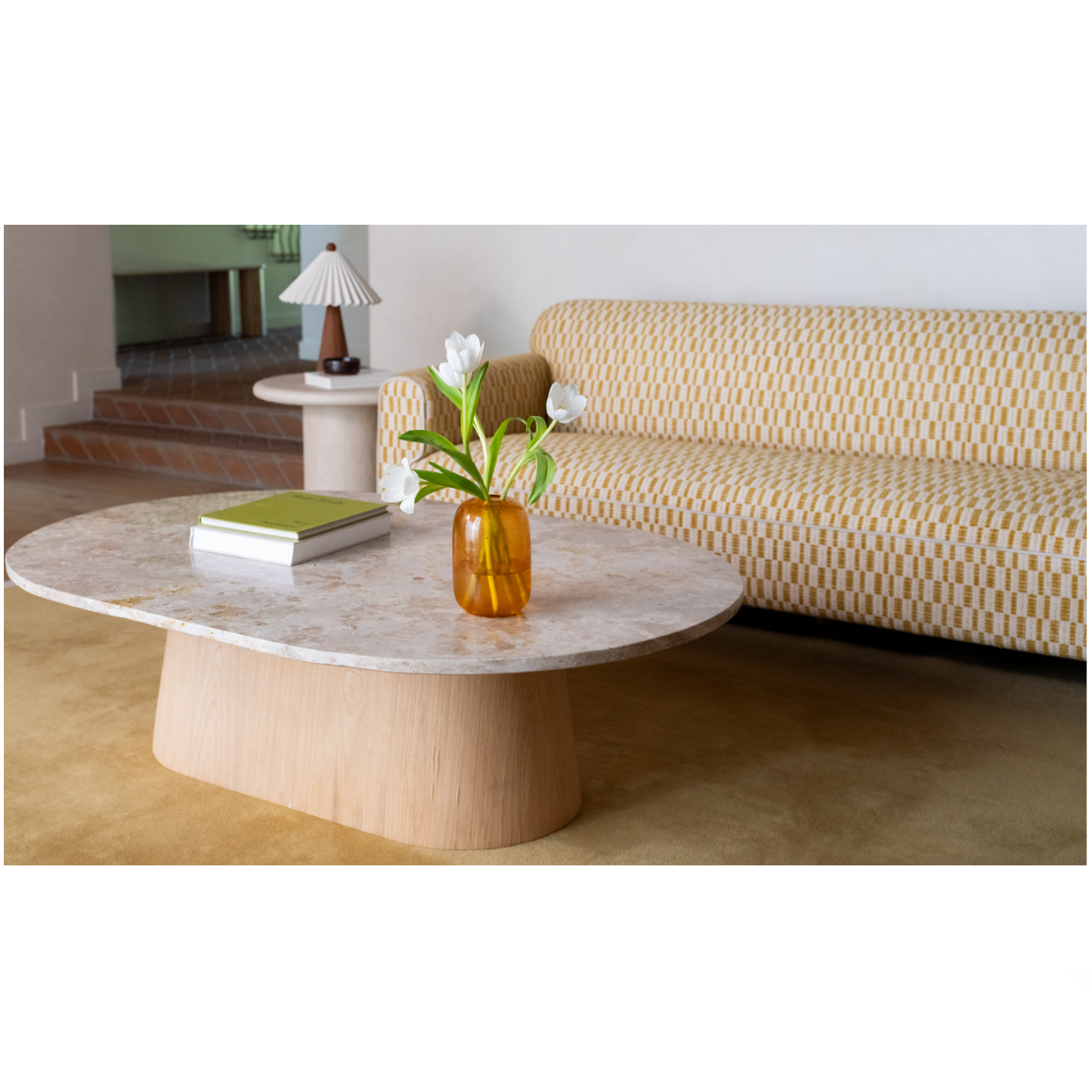 Carly Coffee Table Panther Stone