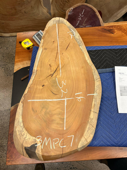 2" Thick Monkey Pod Cross Cut Slab