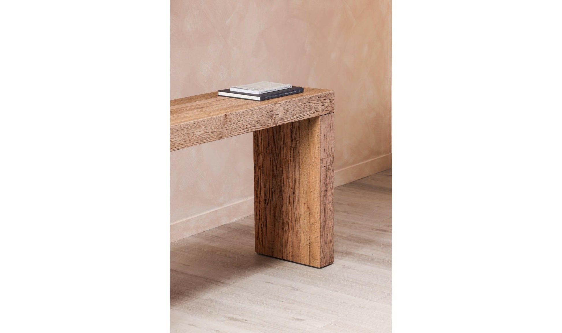 Moe's Carpentry & Woodworking EVANDER CONSOLE TABLE AGED OAK