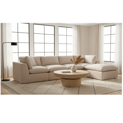 Cates Dream Modular Sectional Pebble