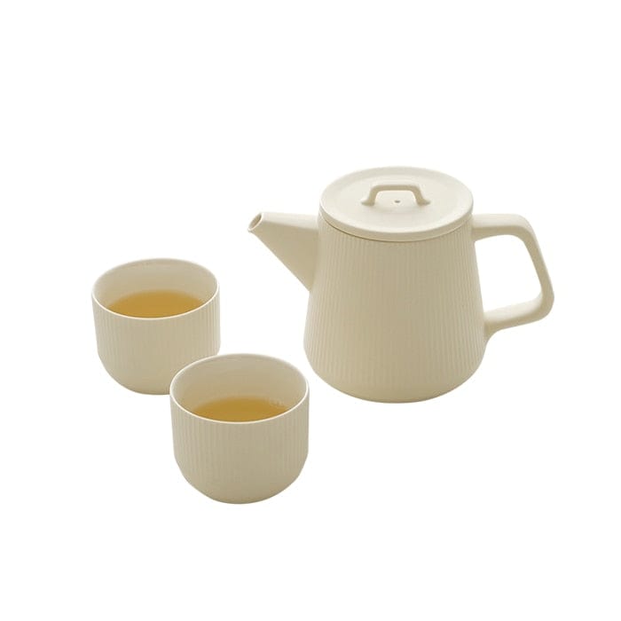 Kanyon Shop Pot with 2 Cups Ceramic Tea Set