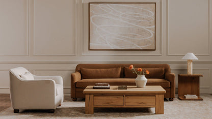 Moe's Home Collection Chair Amira Accent Chair Oat Amira Accent Chair Oat