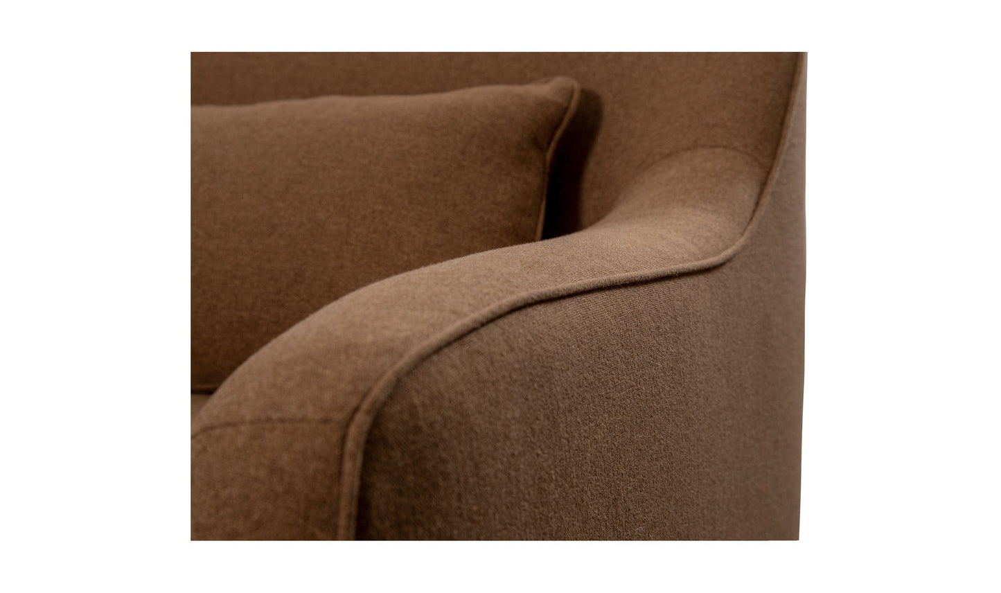 Moe's Home Collection Chair Amira Accent Chair Rust Amira Accent Chair Rust