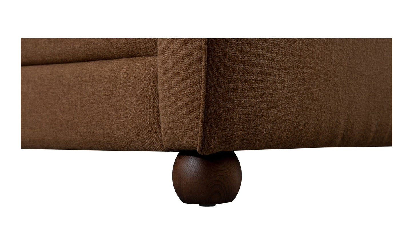 Moe's Home Collection Chair Amira Accent Chair Rust Amira Accent Chair Rust