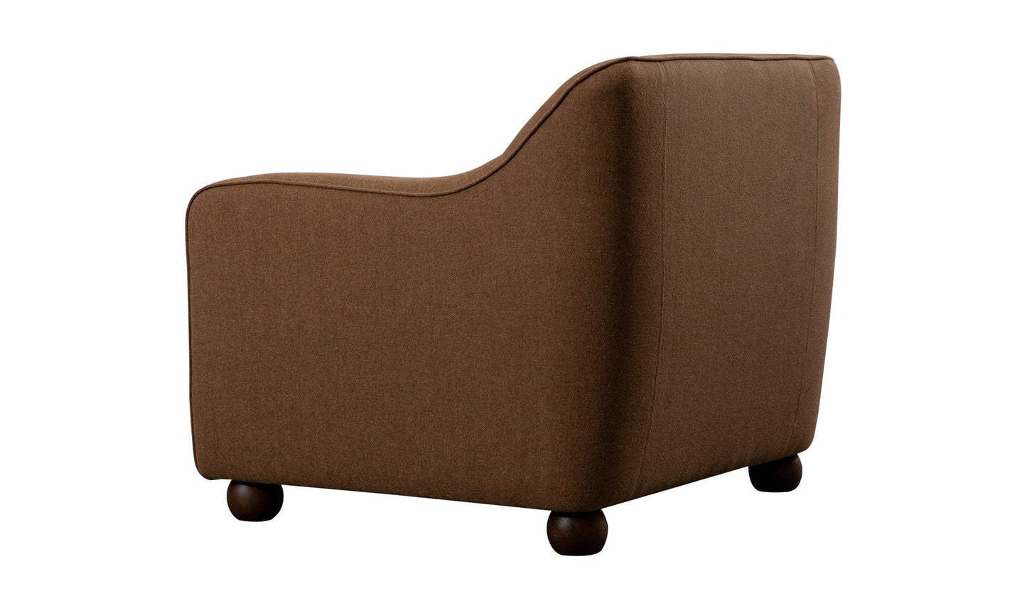 Moe's Home Collection Chair Amira Accent Chair Rust Amira Accent Chair Rust