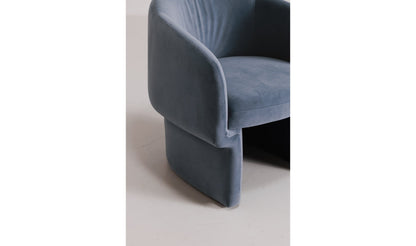 Moe's Home Collection Chair Franco Chair Dusted Blue Franco Chair Dusted Blue