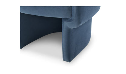 Moe's Home Collection Chair Franco Chair Dusted Blue Franco Chair Dusted Blue