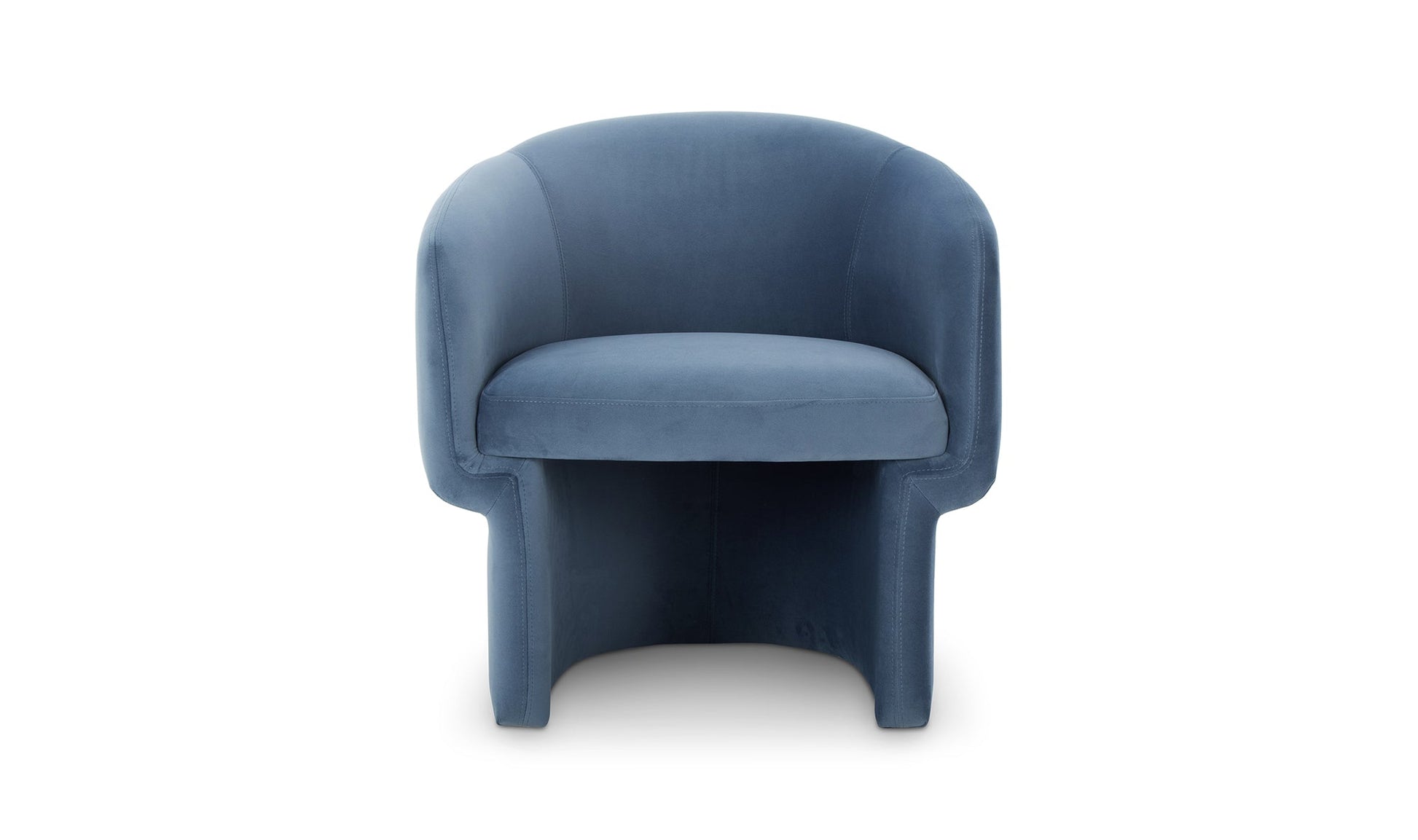 Moe's Home Collection Chair Franco Chair Dusted Blue Franco Chair Dusted Blue
