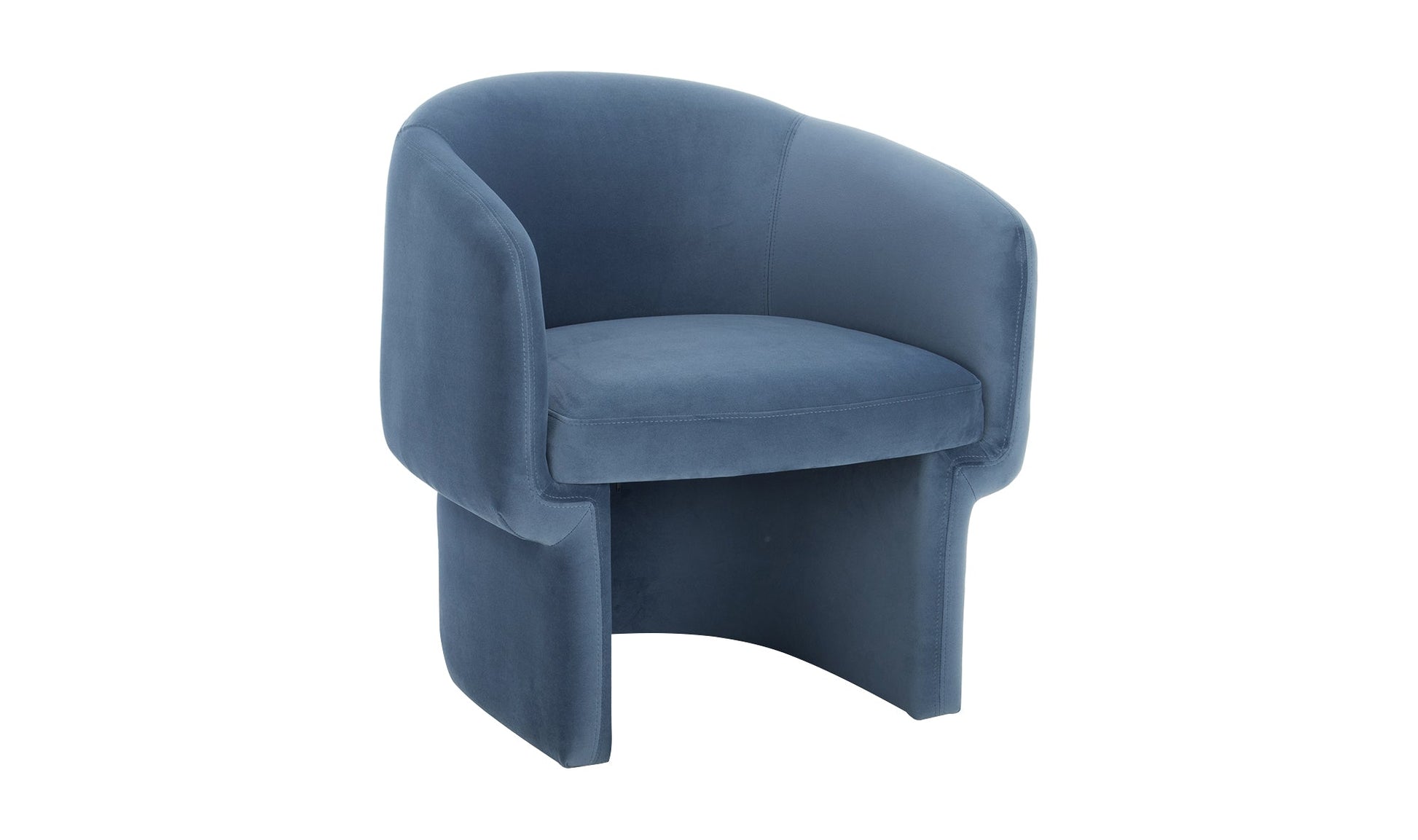Moe's Home Collection Chair Franco Chair Dusted Blue Franco Chair Dusted Blue