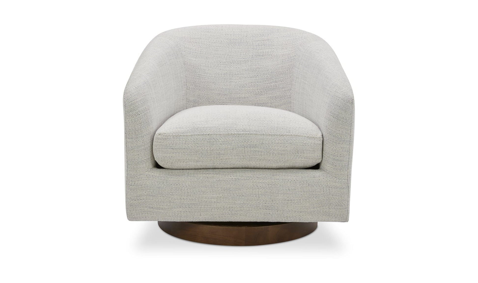 Moe's Home Collection Chair Oscy Swivel Chair Splashed White Oscy Swivel Chair Splashed White