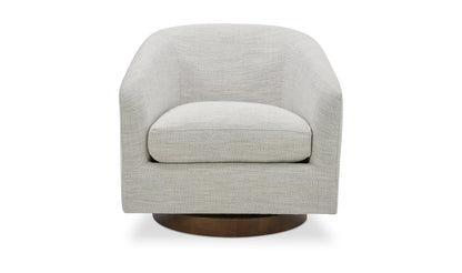 Moe's Home Collection Chair Oscy Swivel Chair Splashed White Oscy Swivel Chair Splashed White