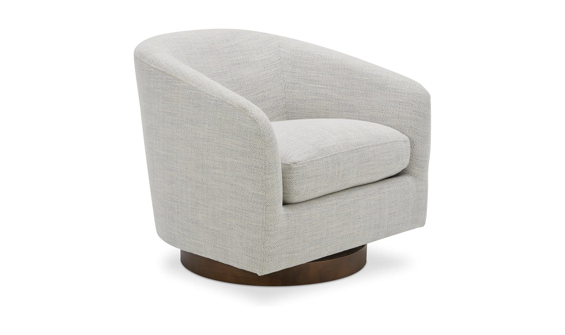 Moe's Home Collection Chair Oscy Swivel Chair Splashed White Oscy Swivel Chair Splashed White