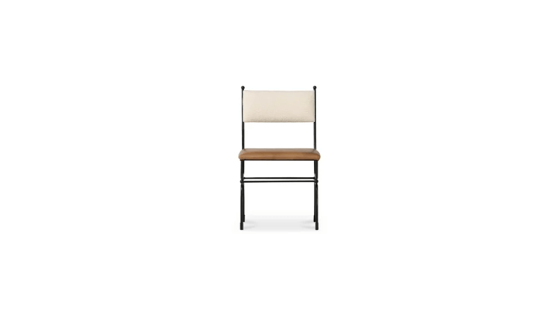 Moe's Home Collection Chair Posta Dining Chair Brown Leather Posta Dining Chair Brown Leather