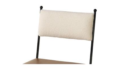 Moe's Home Collection Chair Posta Dining Chair Brown Leather Posta Dining Chair Brown Leather